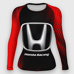 Рашгард женский HONDA RACING Sport Style, цвет: 3D-принт