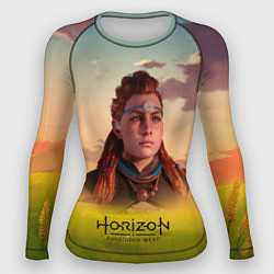 Рашгард женский Horizon Forbidden West Aloy, цвет: 3D-принт