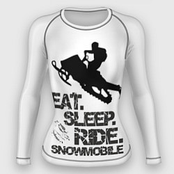 Женский рашгард EAT SLEEP RIDE SNOWMOBILE