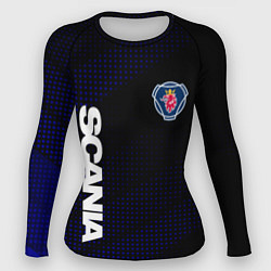 Рашгард женский СКАНИЯ SCANIA, цвет: 3D-принт