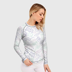 Рашгард женский Все! Еду в отпуск!, цвет: 3D-принт — фото 2