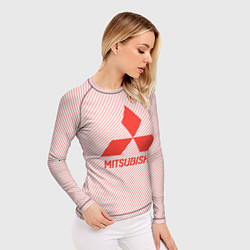 Рашгард женский Митсубиси спорт, цвет: 3D-принт — фото 2