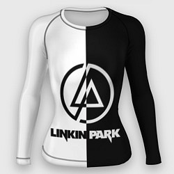 Рашгард женский Linkin Park ЧБ, цвет: 3D-принт