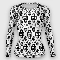 Рашгард женский White Pattern Dope Camo Dope Street Market, цвет: 3D-принт