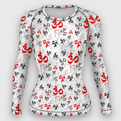 Женский рашгард Мантра ОМ АУМ