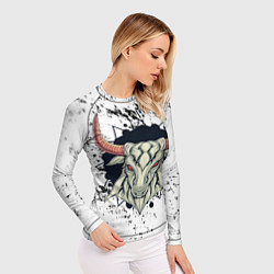 Рашгард женский Bull!, цвет: 3D-принт — фото 2