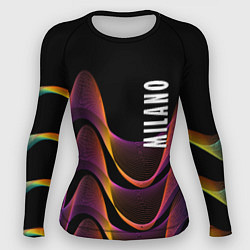 Рашгард женский Fashion pattern Neon Milano, цвет: 3D-принт