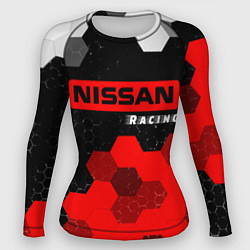 Рашгард женский НИССАН Racing Графика, цвет: 3D-принт