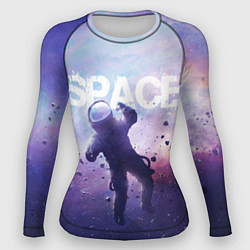 Рашгард женский Space walk, цвет: 3D-принт