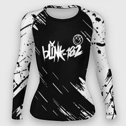 Рашгард женский Blink-182 блинк-182, цвет: 3D-принт