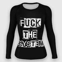 Женский рашгард FACK THE SYSTEM