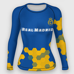 Рашгард женский РЕАЛ МАДРИД Real Madrid Графика, цвет: 3D-принт