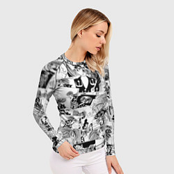 Рашгард женский Dororo pattern, цвет: 3D-принт — фото 2