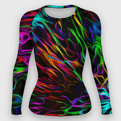 Рашгард женский Neon pattern Vanguard, цвет: 3D-принт