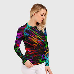 Рашгард женский Neon pattern Vanguard, цвет: 3D-принт — фото 2