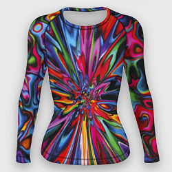 Женский рашгард Color pattern Impressionism