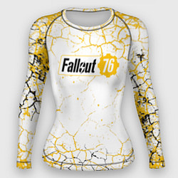 Женский рашгард Fallout 76 Жёлтая выжженная пустошь
