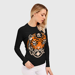Рашгард женский Символ тигра, цвет: 3D-принт — фото 2