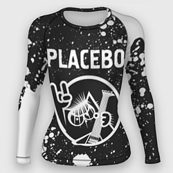 Рашгард женский Placebo - КОТ - Брызги, цвет: 3D-принт