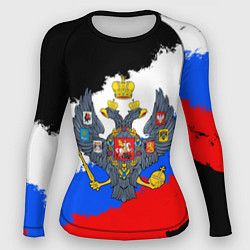Рашгард женский Россия - имперский герб, цвет: 3D-принт