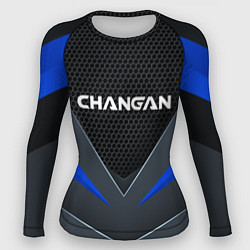 Рашгард женский CHANGAN - TECHNOLOGY ARMOR, цвет: 3D-принт