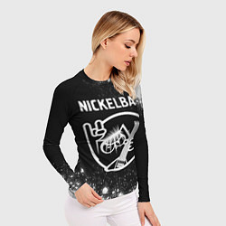 Рашгард женский Nickelback КОТ Брызги, цвет: 3D-принт — фото 2