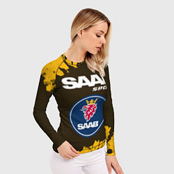 Рашгард женский СААБ Sport - Краска, цвет: 3D-принт — фото 2
