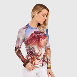 Рашгард женский Horizon Forbidden West, цвет: 3D-принт — фото 2