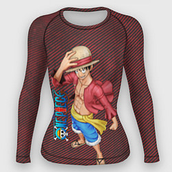 Рашгард женский Луффи- One Piece или Большой куш, цвет: 3D-принт