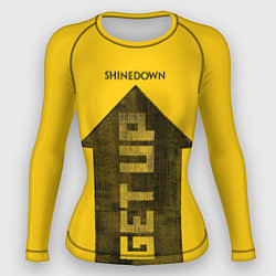 Рашгард женский Shinedown - GET UP, цвет: 3D-принт