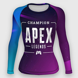 Женский рашгард Apex Legends Gaming Champion: рамка с лого и джойс