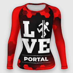 Рашгард женский Portal Love Классика, цвет: 3D-принт