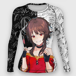 Рашгард женский Мегумин - Коносуба, цвет: 3D-принт