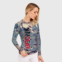 Рашгард женский Старая кирпичная стена - Bronx, цвет: 3D-принт — фото 2