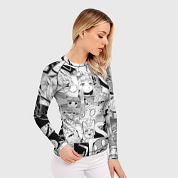 Рашгард женский Да я паук и что с того pattern, цвет: 3D-принт — фото 2