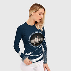 Рашгард женский Billie Eilish - Абстракция, цвет: 3D-принт — фото 2