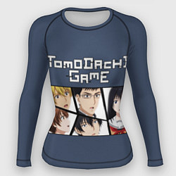 Рашгард женский Tomodachi Game - игра друзей, цвет: 3D-принт