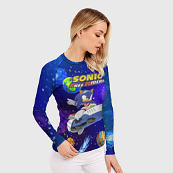 Рашгард женский Sonic Free Riders - Hedgehog - Racer, цвет: 3D-принт — фото 2