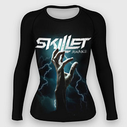 Рашгард женский Группа Skillet, цвет: 3D-принт