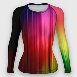 Рашгард женский Цветной спектр, цвет: 3D-принт
