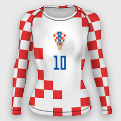 Рашгард женский Модрич Сборная Хорватии форма к чемпионату мира 20, цвет: 3D-принт