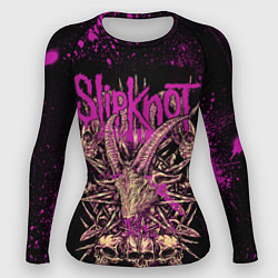 Женский рашгард Slipknot pink