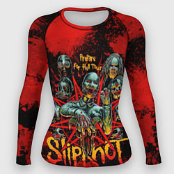 Рашгард женский Slipknot red satan, цвет: 3D-принт
