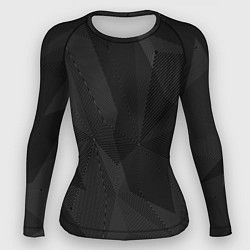 Женский рашгард Черный матовый