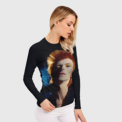 Рашгард женский David Bowie - Jean Genie, цвет: 3D-принт — фото 2