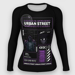 Рашгард женский Urban street, цвет: 3D-принт