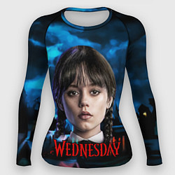 Женский рашгард Wednesday horror