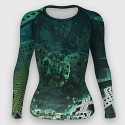 Женский рашгард Техно-металлическая конструкция