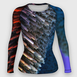 Женский рашгард Shape grey abstract