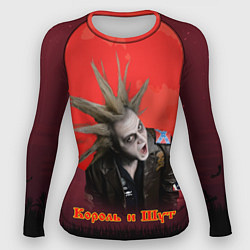 Рашгард женский Король и шут красная луна, цвет: 3D-принт